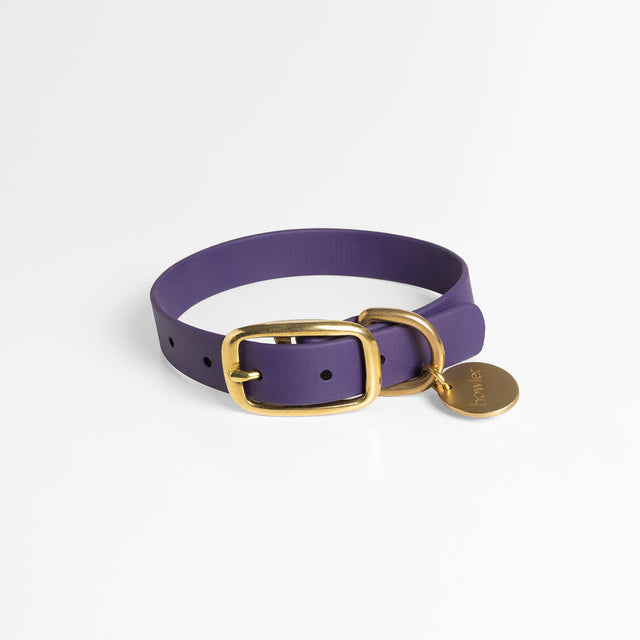 Waterproof Dog Collar - Purple