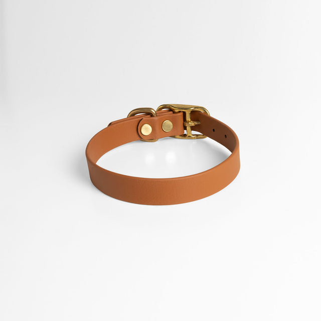 Waterproof Dog Collar - Tan